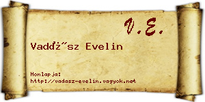 Vadász Evelin névjegykártya