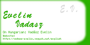 evelin vadasz business card